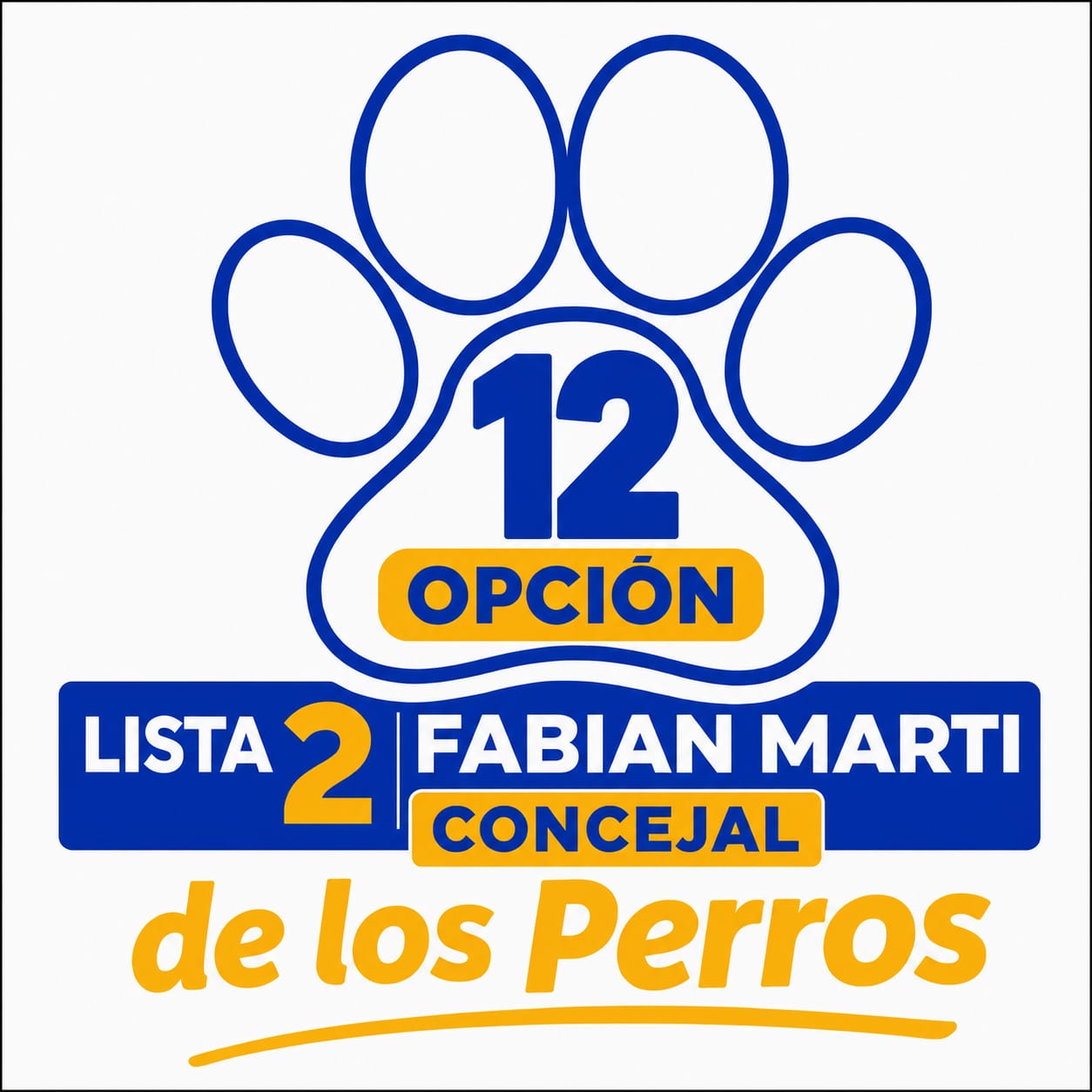 Fabián Martí - Lista 2 Opción 12